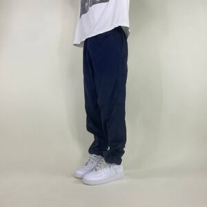 Vintage 1990's Reebok Navy Retro Nylon Light Shell Sweatpants